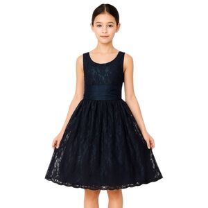 Candy Couture Black Lace Party Formal Prom Graduation Dress